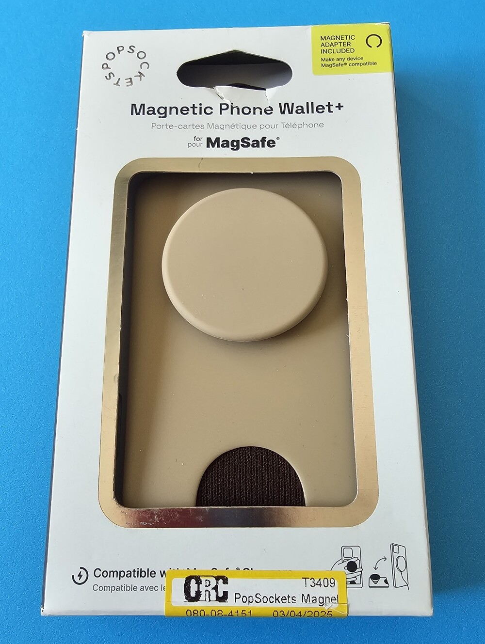 Popsocket - Latte MagSafe Popwallet+